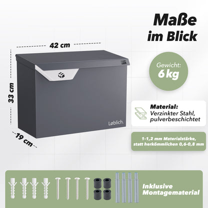 LØBLICH NOVA QF - XL Briefkasten