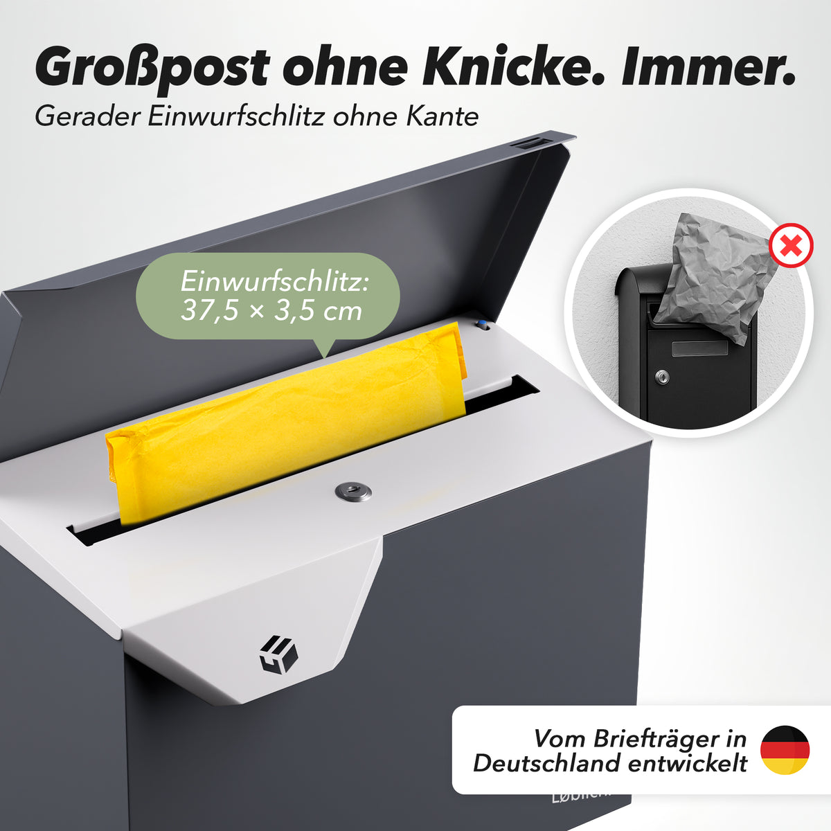 LØBLICH NOVA QF - XL Briefkasten